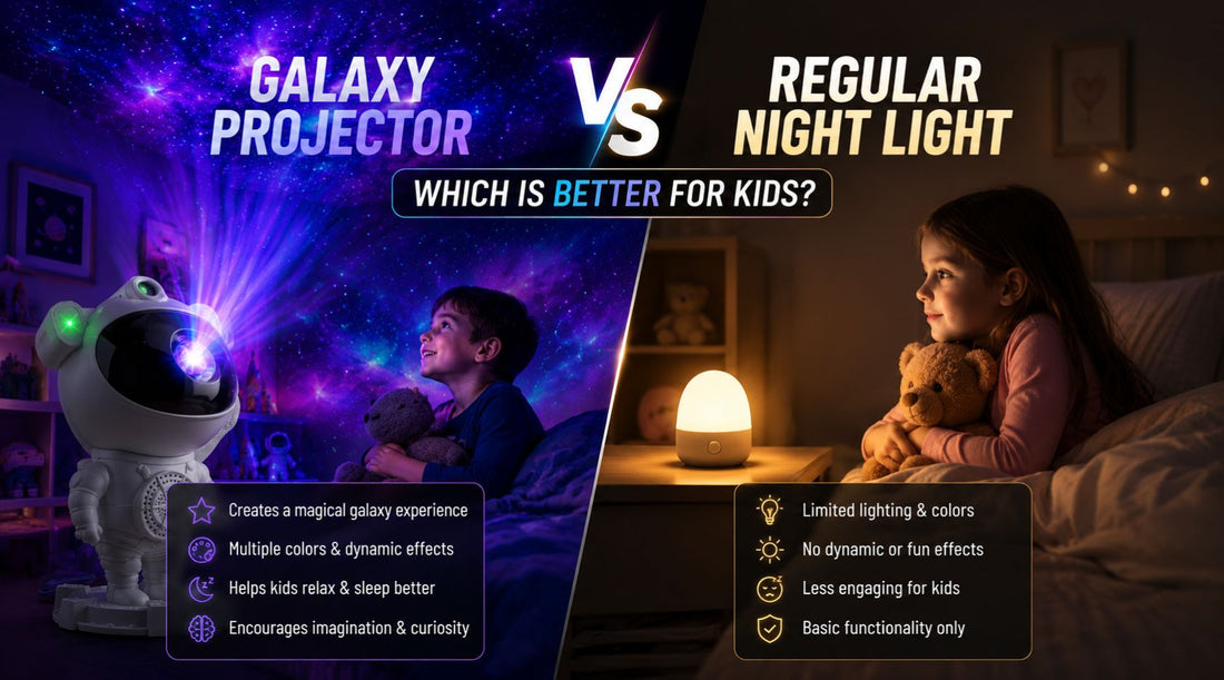 galaxy projector vs night light