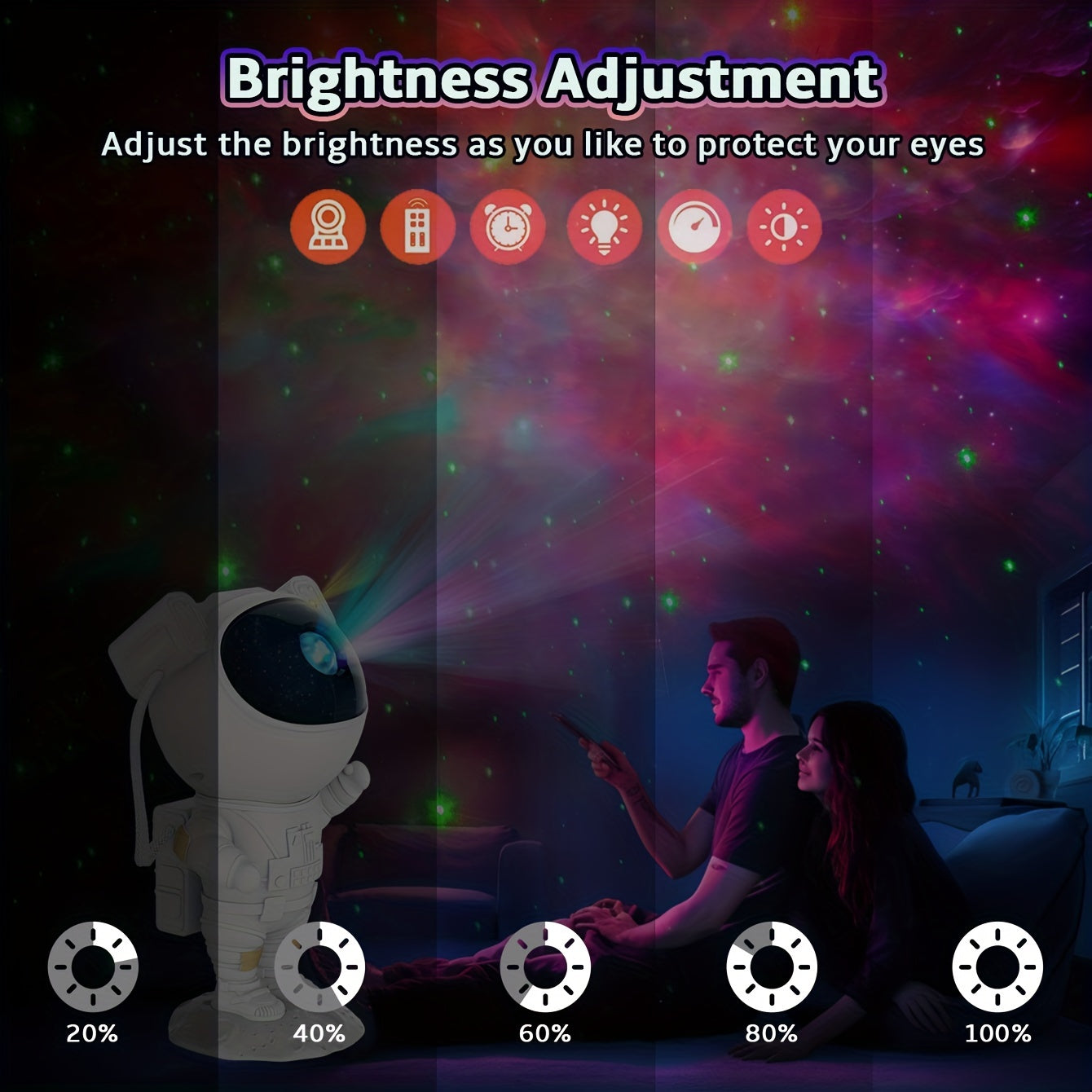 Astronaut Starry Sky Projector