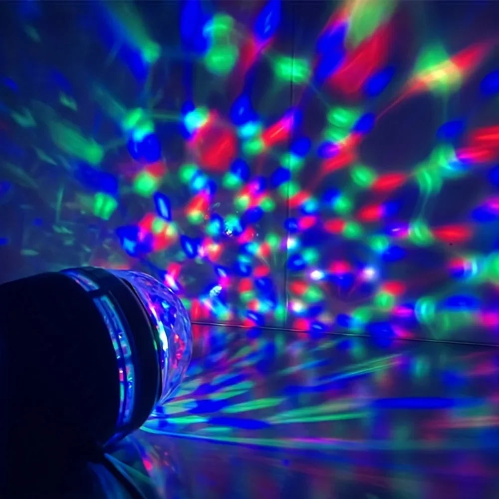 starry night light projector rotating a moon and stars across a child's bedroom ceiling – view 6