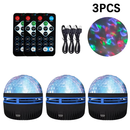 starry night light projector rotating a moon and stars across a child's bedroom ceiling – view 8