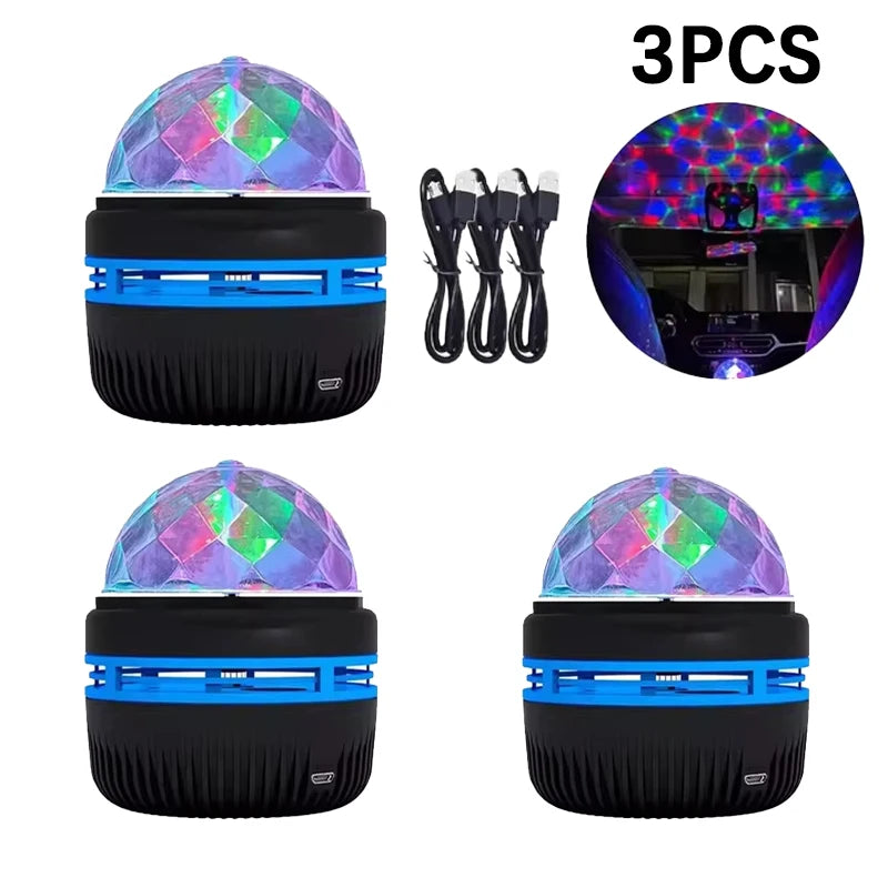 starry night light projector rotating a moon and stars across a child's bedroom ceiling – view 7